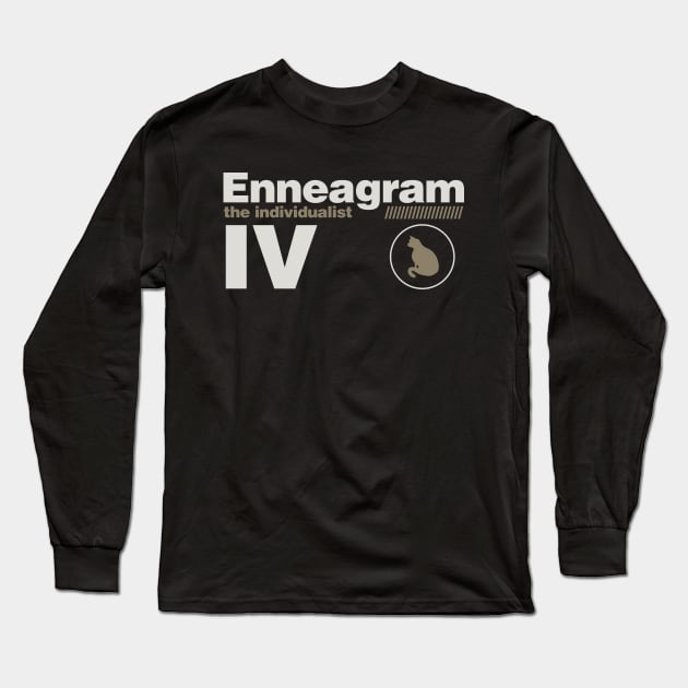 Enneagram 4 Long Sleeve T-Shirt by lobstershorts